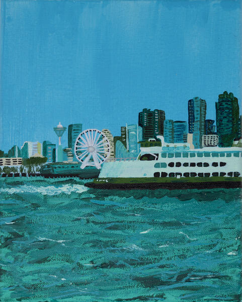 Seattle by Sea (Color Study)